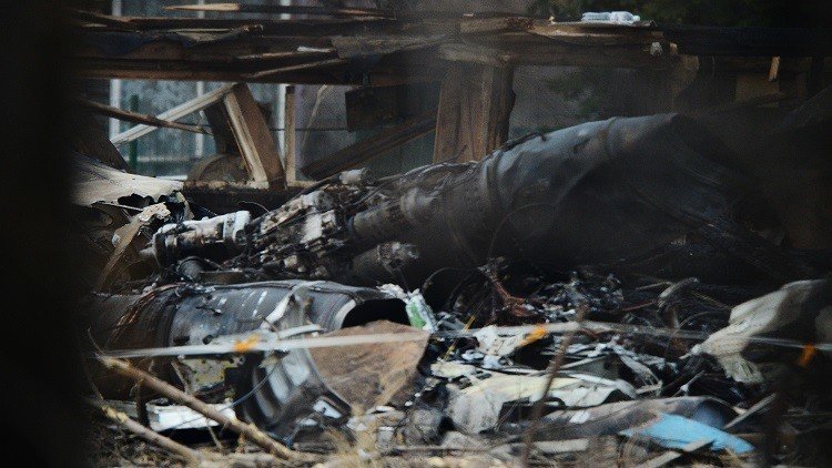 تحطم مقاتلة روسية "سو-25" يسفرعن نفوق 50 دجاجة ونجاة واحدة