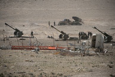 موقع لقوات صقور الصحراء