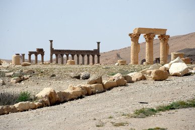 الجزء الأثري من تدمر بعد تحرير المدينة من الإرهابيين
