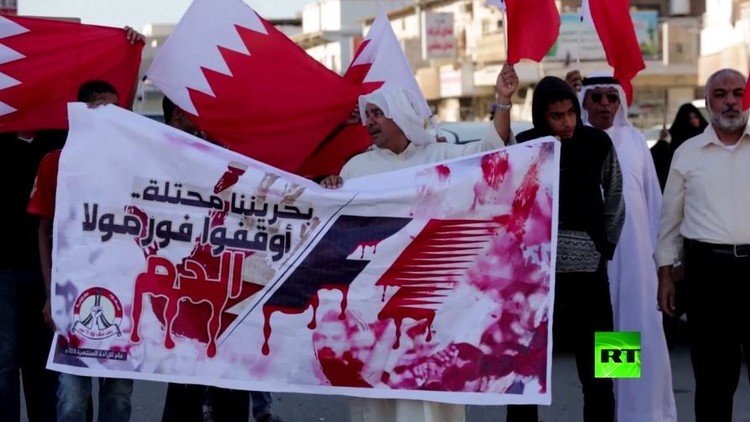 بالفيديو... مظاهرات في البحرين ضد إقامة سباق "فورمولا 1"