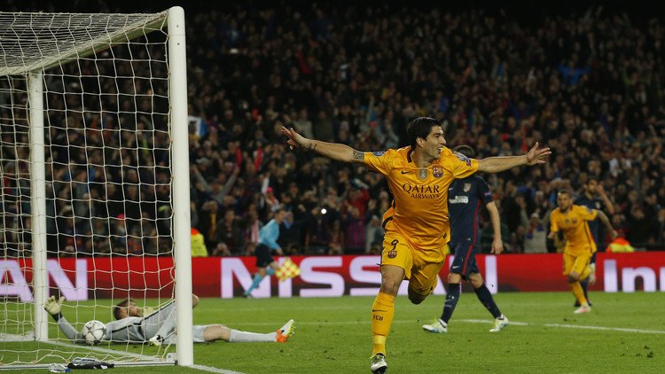 برشلونة يفوز بشق الأنفس على أتلتيكو في دوري الأبطال .. (فيديو)
