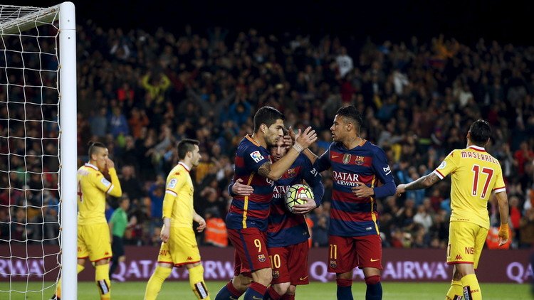 برشلونة يقسو على ضيفه سبورتينغ خيخون (فيديو)