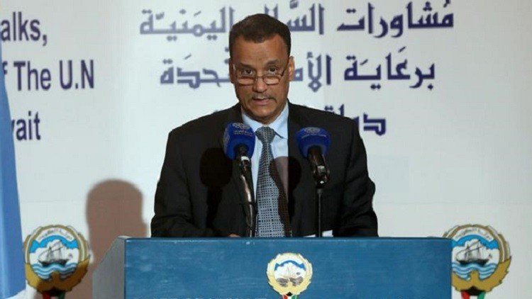 ولد الشيخ أحمد يجتمع مع وفدي الحوثي وهادي