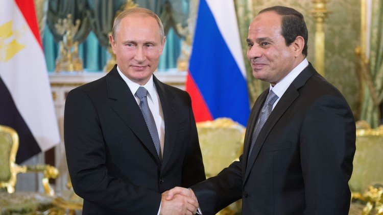 السيسي يشيد بجهود موسكو للقضاء على الإرهاب