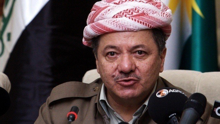 البارزاني: العراق مقسم عمليا والطائفية حدوده