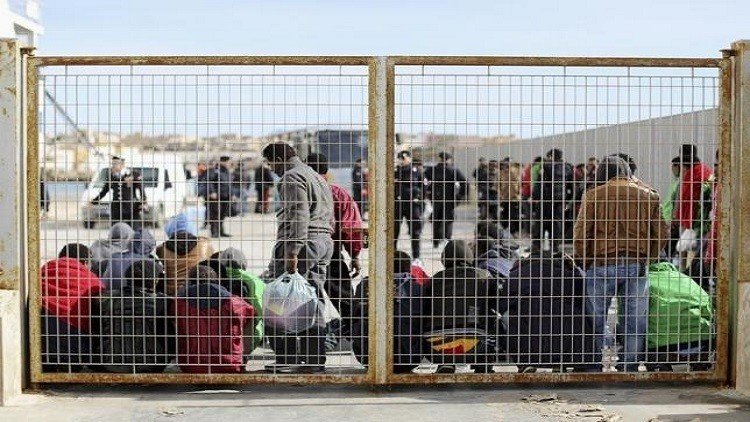 إضرام النار في ملجأ للاجئين بلامبيدوسا