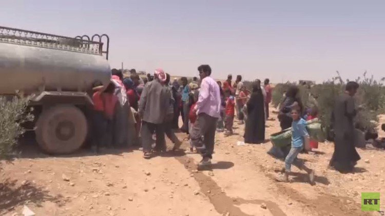 عدسة RT ترصد أوضاع نازحي مدينة منبج