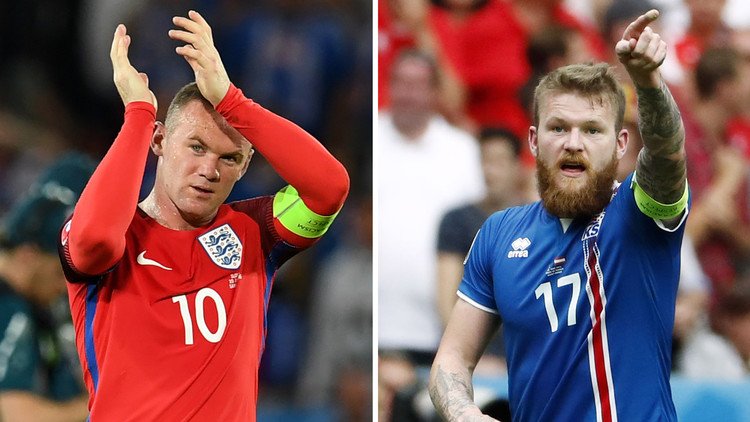 تشكيلة إنجلترا وإيسلندا .. "يورو 2016"