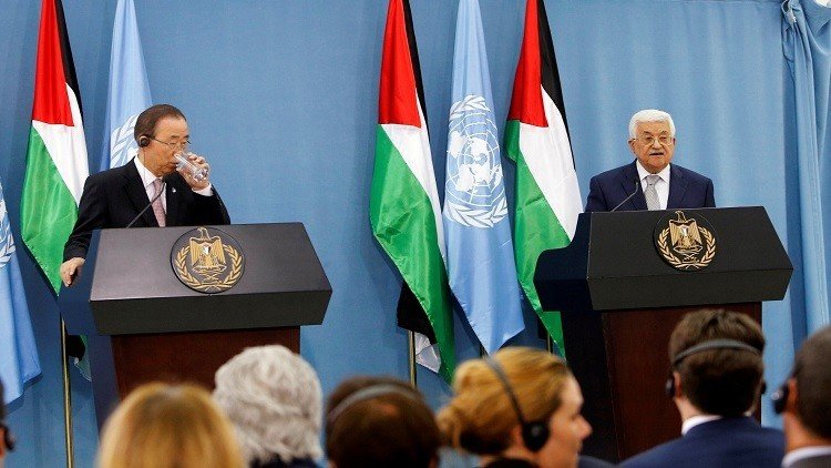 عباس وبان كي مون يؤكدان خيار"حل الدولتين"
