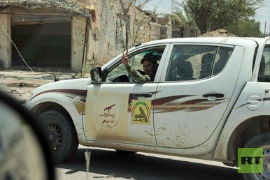 الحشد الشعبي خارج الفلوجة