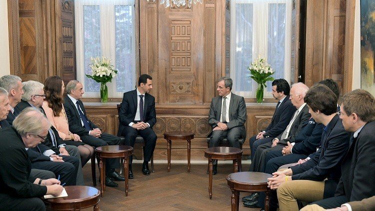 وفد إيطالي في دمشق لتطبيع العلاقات 