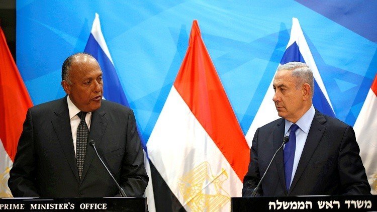 شكري من تل أبيب: الإرهاب يعرقل عملية السلام في المنطقة