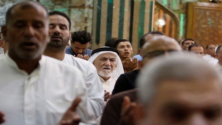 صلاة العيد في جامع ببغداد 