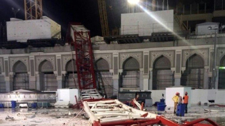 الرياض تبدأ محاكمة المتهمين في قضية سقوط رافعة منى 