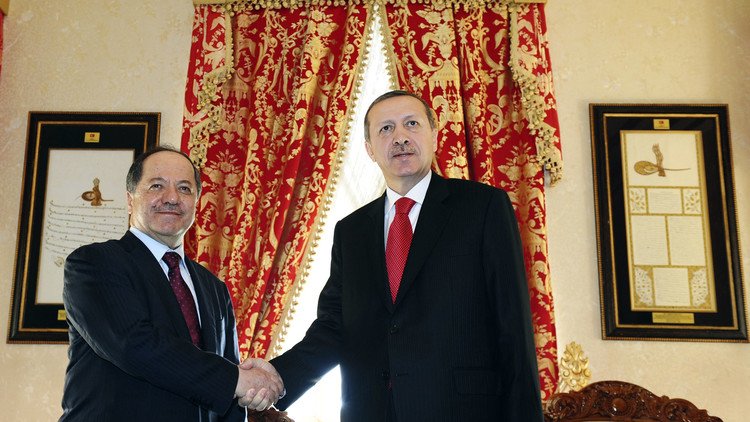 أردوغان والبارزاني يبحثان قتال "داعش" والعمال