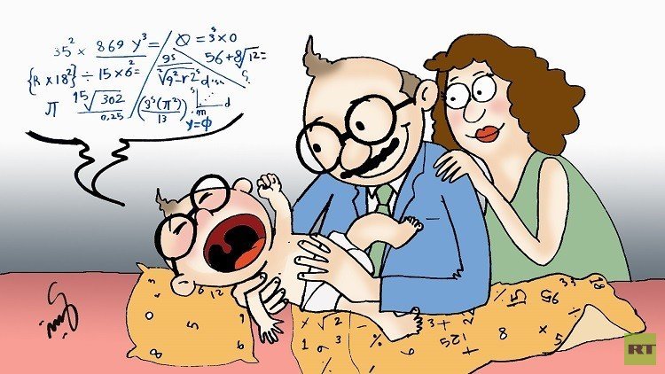المواهب في مجال الرياضيات وراثية!