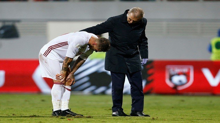 راموس يغيب عن ريال مدريد لستة أسابيع