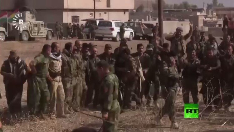 البيشمركة ودبكة الانتصار في معارك الموصل