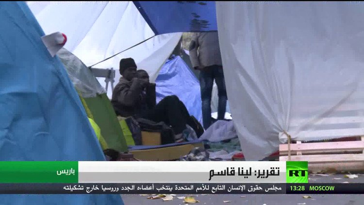 خيام للاجئين وسط باريس مع إغلاق "كاليه"