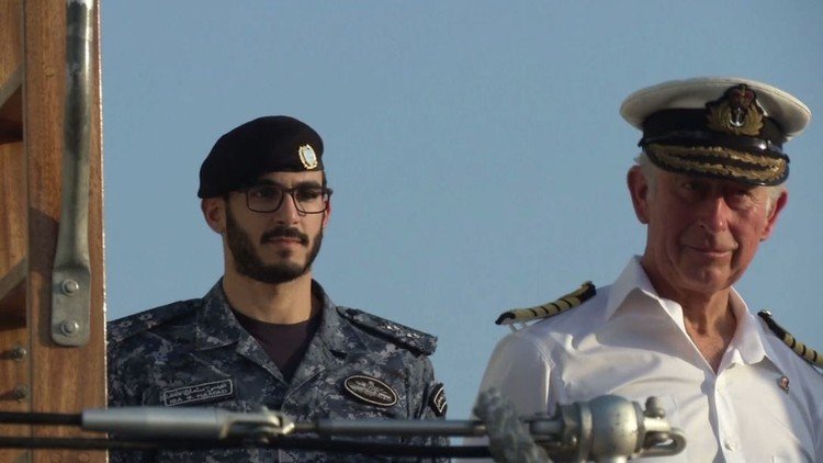 الأمير تشارلز يدشن قاعدة عسكرية في البحرين 
