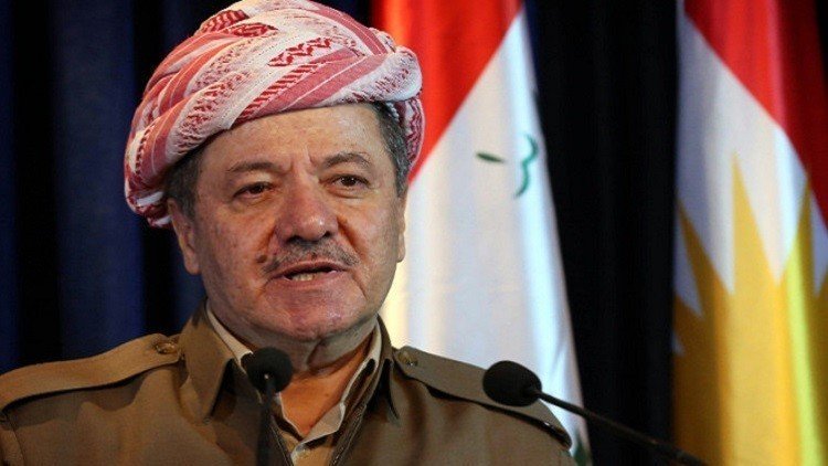 البارزاني ينفي تدمير البيشمركة منازل العرب