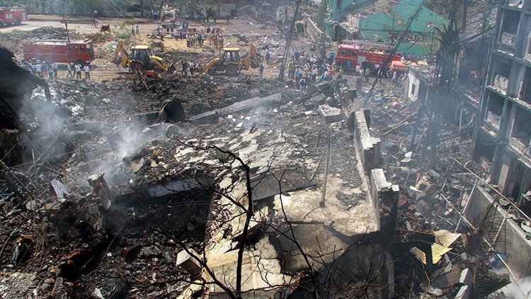 مقتل 18 شخصا بانفجار ضخم هز مصنعا لإنتاج متفجرات في الهند