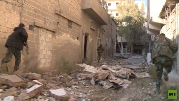 هجوم مضاد للمسلحين شرق حلب في القاطرجي وحي الميسر 