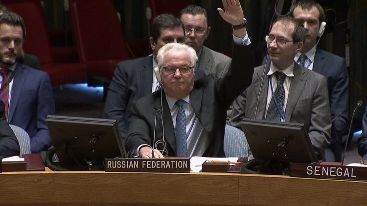 روسيا والصين تستخدمان حق الفيتو في مجلس الأمن ضد مشروع القرار بشأن حلب