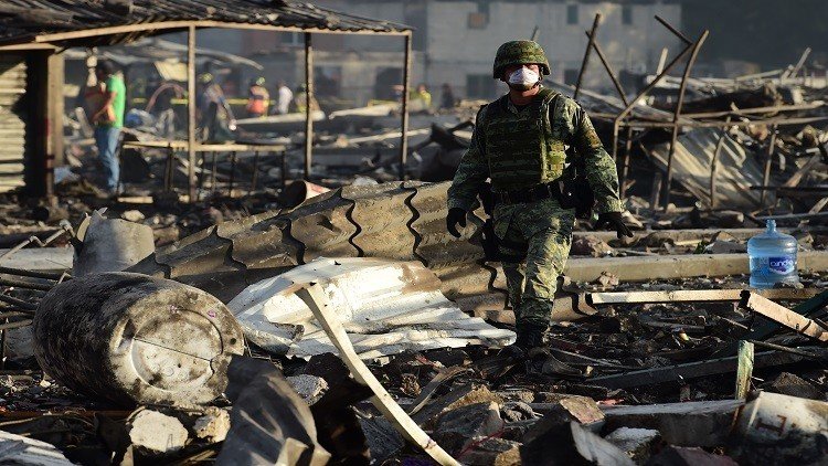 انفجار مروع في سوق للألعاب النارية في المكسيك يودي بحياة 29 شخصا قبل الأعياد
