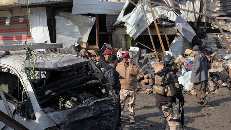 انفجار سيارة مفخخة في منطقة البياع جنوبي بغداد