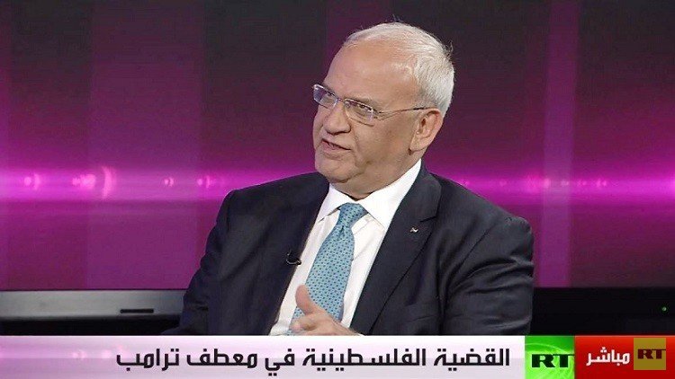 عباس يطلب من بوتين التدخل "بكل ما يملك" لمنع نقل السفارة الأمريكية إلى القدس