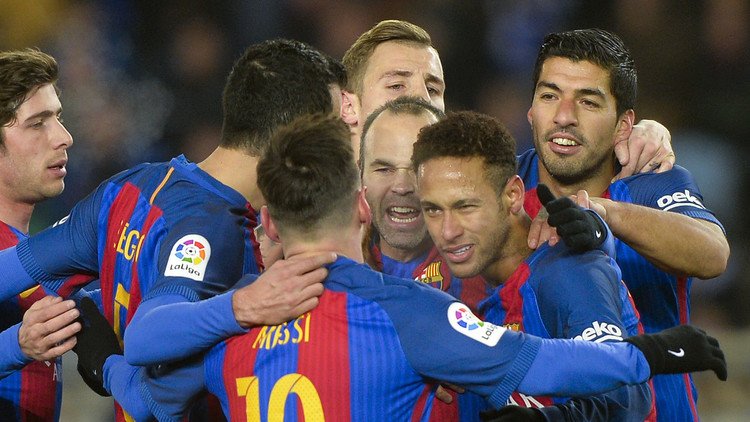 كأس الملك.. برشلونة يسقط  ريال سوسييداد في عقر داره