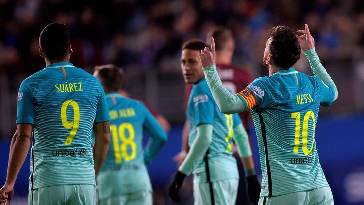 برشلونة يكتسح إيبار برباعية نظيفة في الليغا