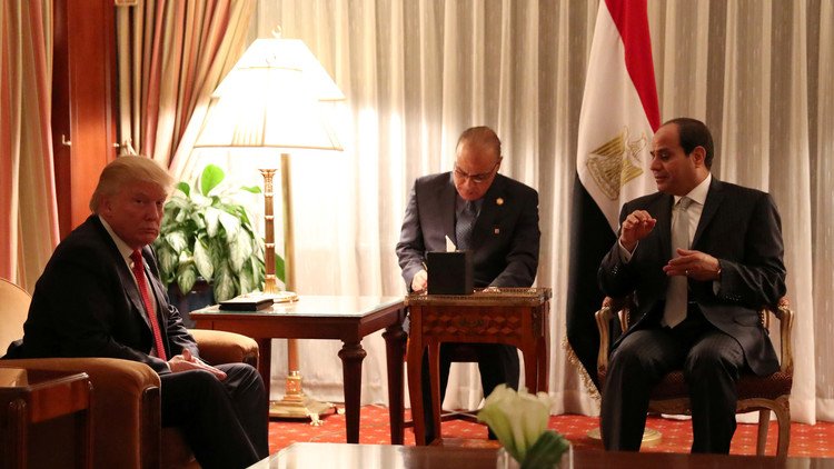 الرئاسة المصرية: ترامب والسيسي يناقشان الحرب على الإرهاب