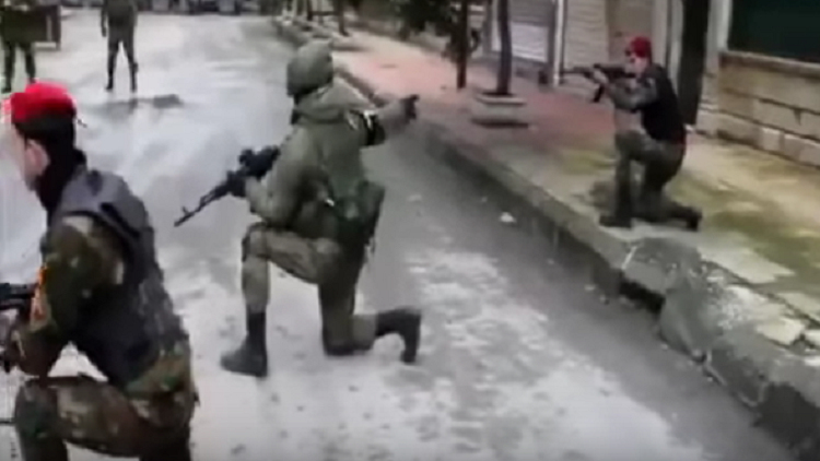 تدريبات روسية سورية في حلب