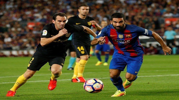 برشلونة في مهمة صعبة أمام أتلتيكو مدريد