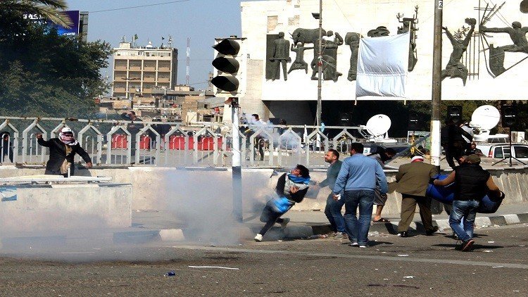بغداد تؤكد مقتل 5 أشخاص وإصابة 174 باشتباكات السبت