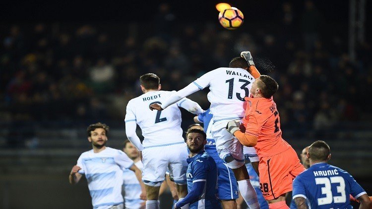 لاتسيو يتجاوز عقبة إمبولي في الدوري الإيطالي