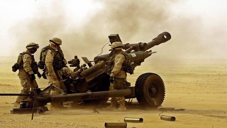 الـ"هاوتزر" الأمريكية بمضارب الرقة!