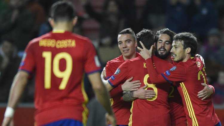 إسبانيا تتغلب على إسرائيل برباعية