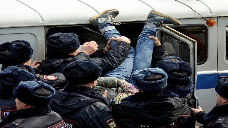 موسكو.. توقيف 31 شخصا شاركوا في فعاليات غير مرخصة