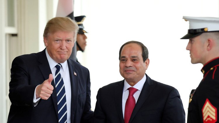 دونالد ترامب أعاد تشغيل العلاقات مع العسكريين المصريين