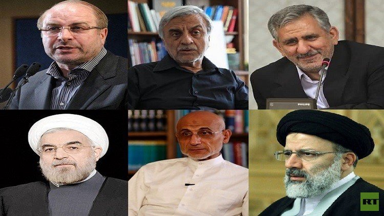 تعرف على المرشحين الستة لانتخابات الرئاسة في إيران