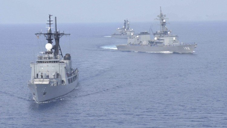 مناورات أمريكية يابانية غرب المحيط الهادئ لمواجهة التهديد الكوري الشمالي