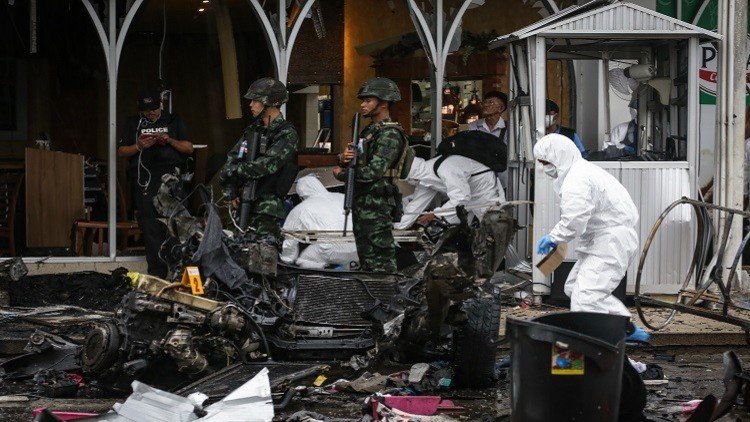 إصابة أكثر من 50 شخصا بينهم أطفال في تفجير سيارة في تايلاند