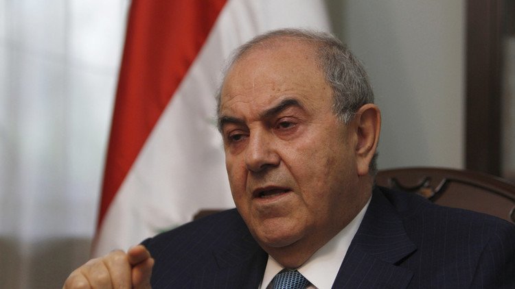 علاوي يدعو إلى مؤتمر مع دول الجوار لحل مشاكل العراق 