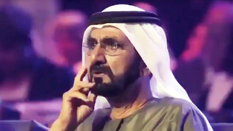 بالفيديو.. شاهد اللحظة التي أبكت الشيخ محمد بن راشد أمام عدسات الكاميرات