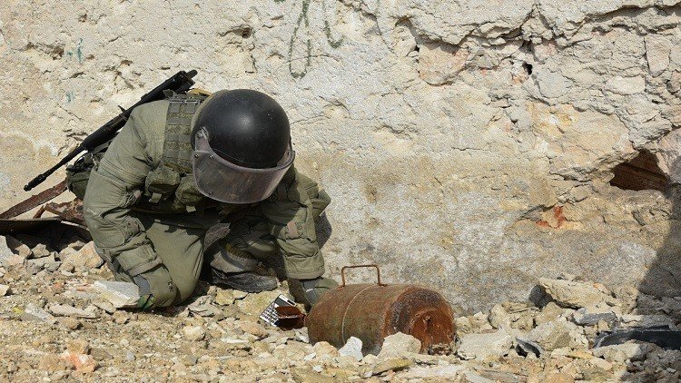 سلاح الهندسة السوري يشيد بفعالية المعدات الروسية