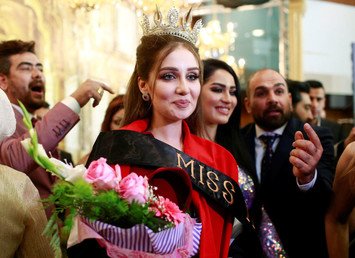 العراقية فيان أمير - الفائزة بلقب "ملكة جمال العراق"، بغداد 25 مايو/ أيار 2017