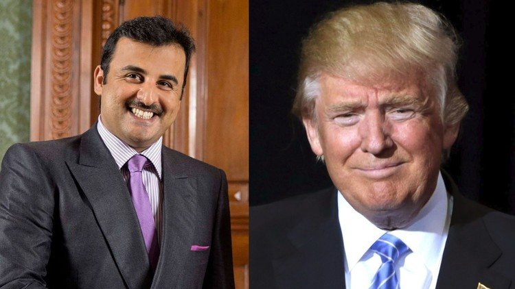ترامب يؤكد لتميم ضرورة مكافحة تمويل الإرهاب ويقترح عقد اجتماع بين أطراف الأزمة الخليجية بواشنطن
